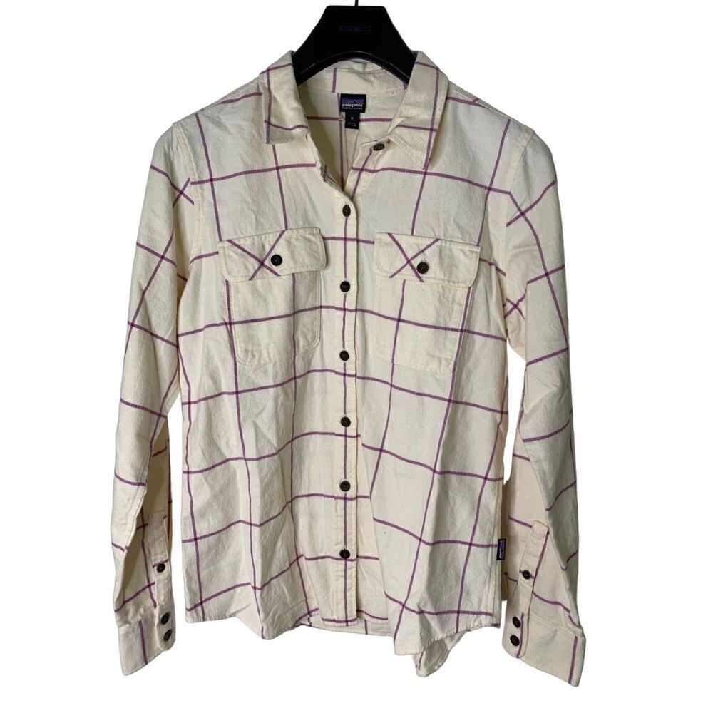 Patagonia Long-Sleeved Organic Cotton Midweight Fjord Flannel Shirt women's NWT